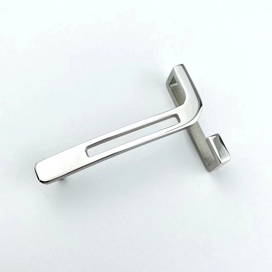 【皮带扣头】3.8宽时尚男士高档纯钢材质休闲百搭平滑扣内挂扣T字扣