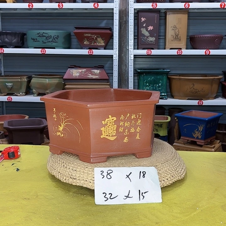 紫砂花盆宜兴紫砂厂