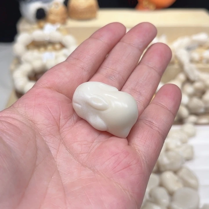 菩提根/象牙果手串兔子瑕2-5-81