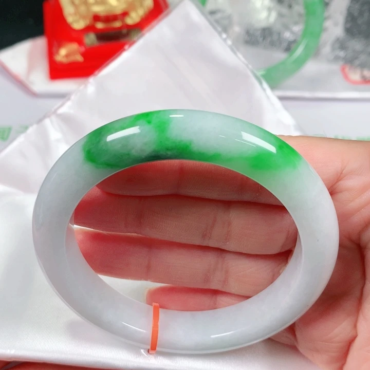 未镶嵌手镯翡翠  编号FH1224 正圈58 福利镯