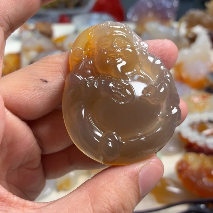 玛瑙/玉髓未镶嵌吊坠(不含链)