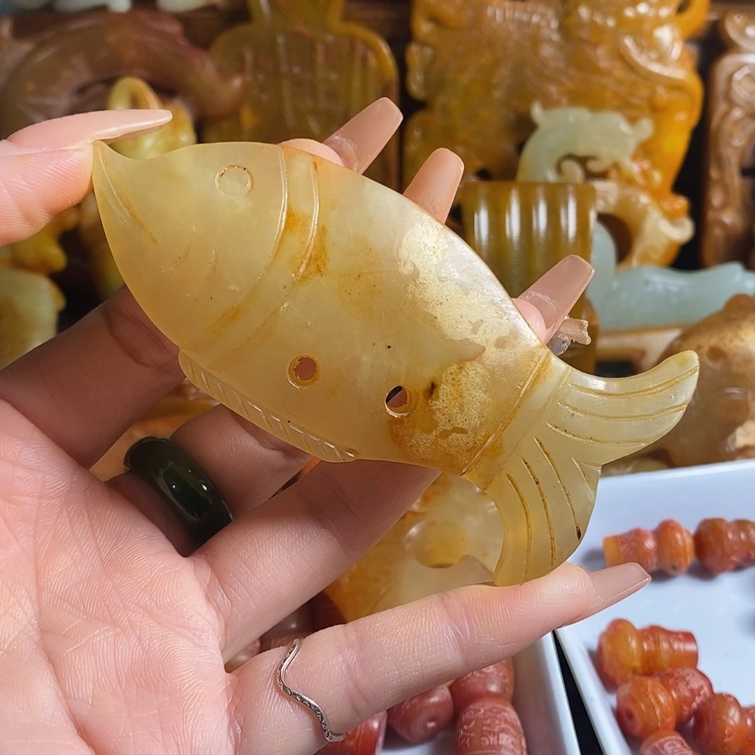 岫岩老玉（透闪石质玉）未镶嵌挂件