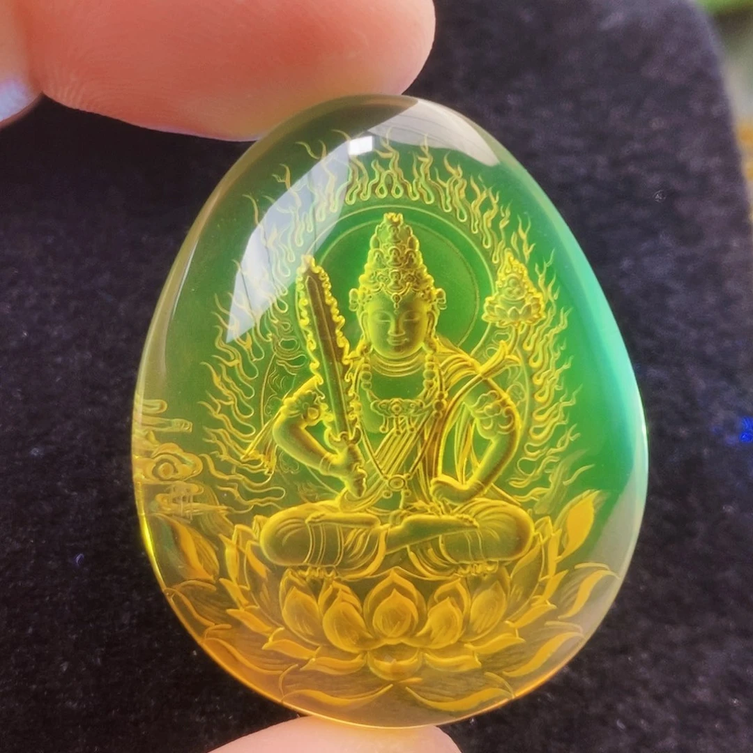 【闪购商品】蓝珀吊坠(不含链)未镶嵌