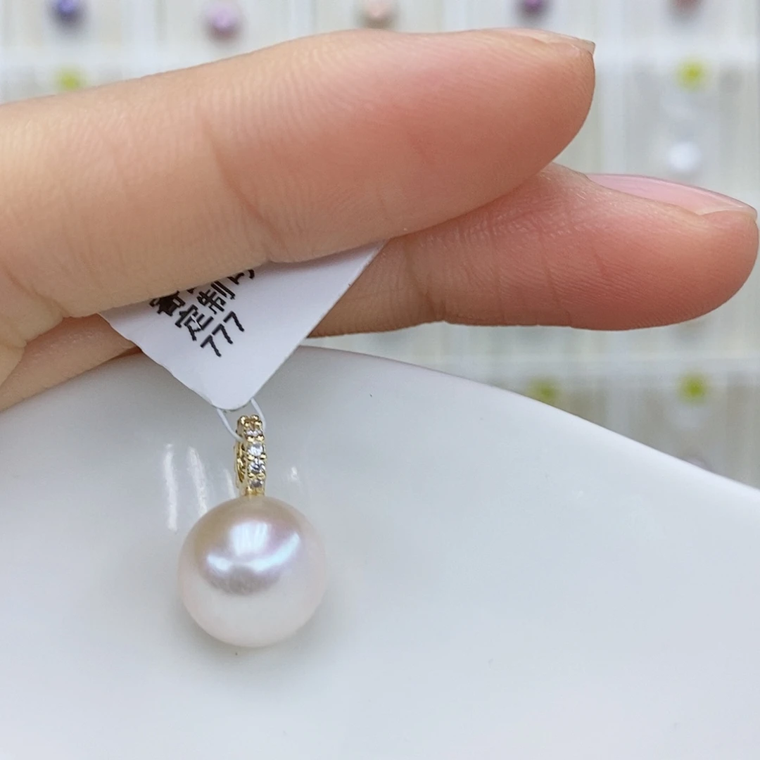 颈饰合金淡水珍珠