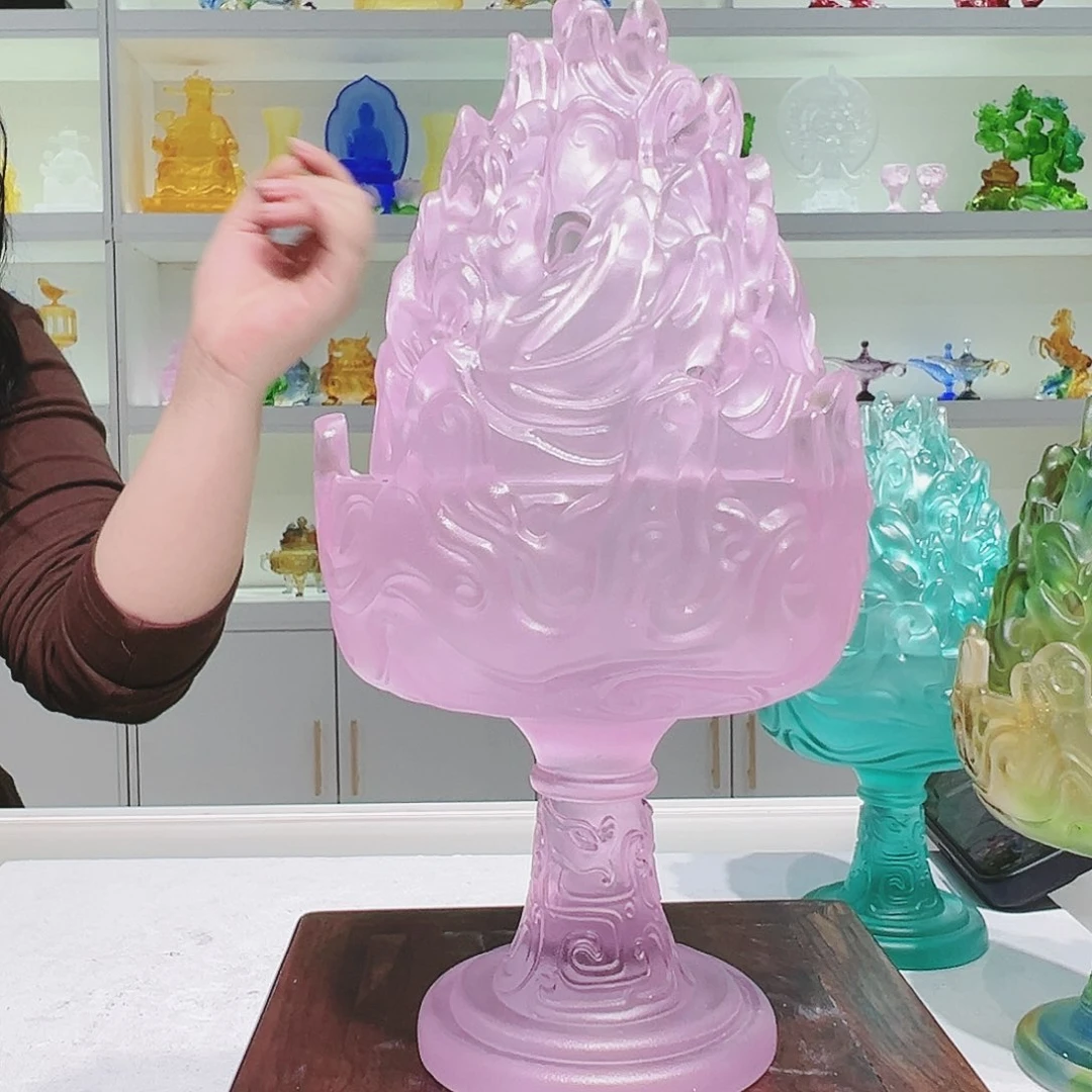 【闪购商品】手工艺品琉璃博山炉大号