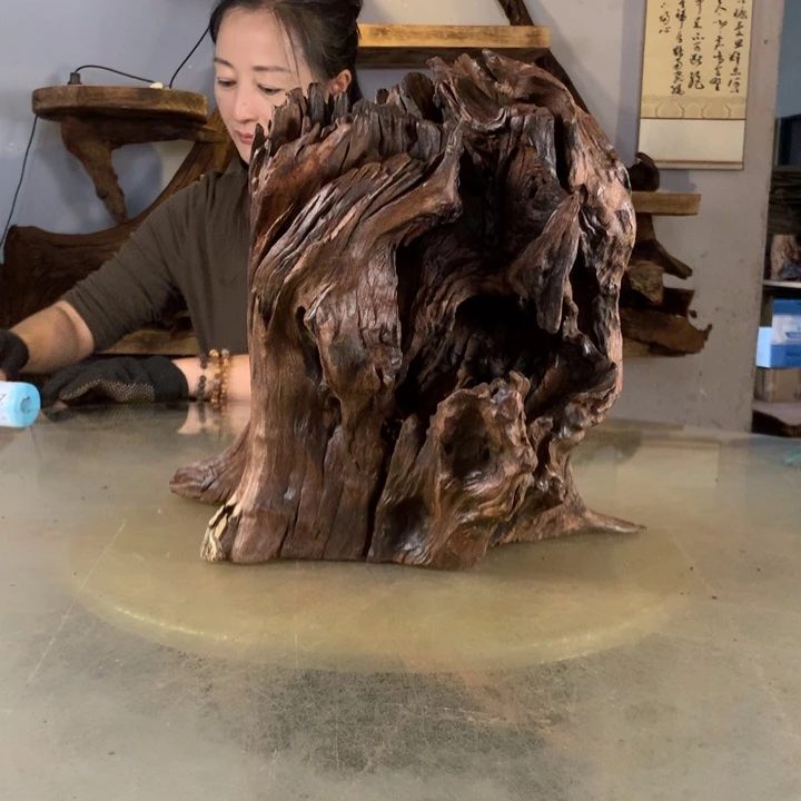 喋***喋天然的云南紫柚木会黄水