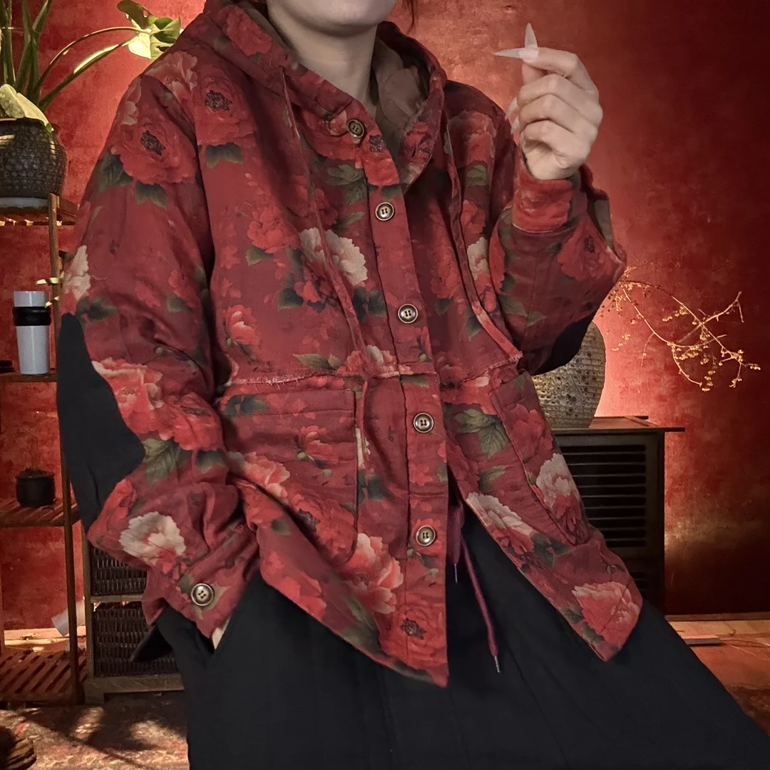 小妖精～开衫帽衫棉衣（衣长65胸围130左右）