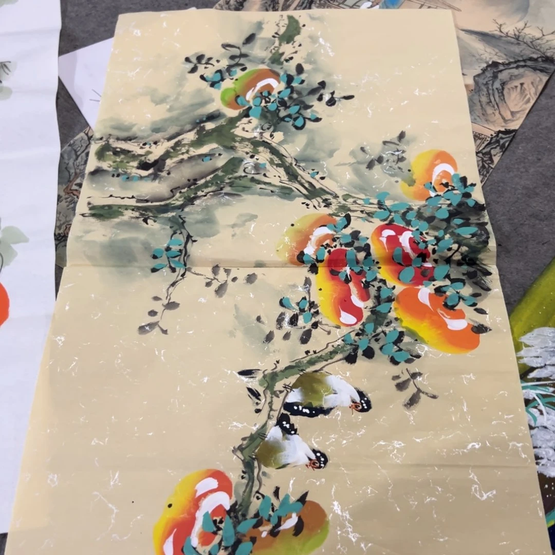 国画国画作品画心一张