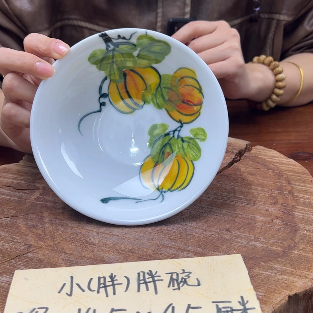 瓷片景德镇陶瓷手工手绘制作