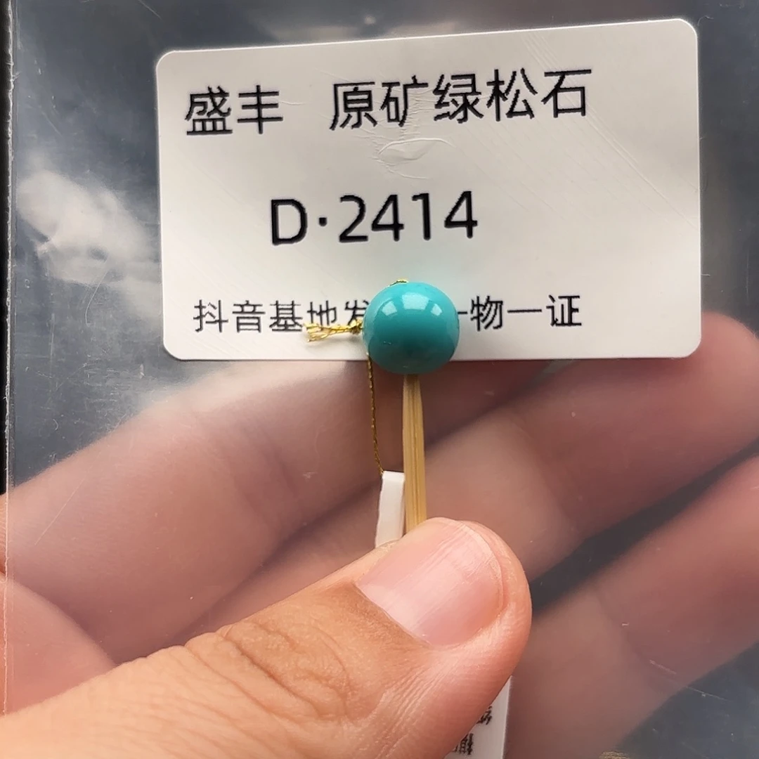 绿松石未镶嵌挂件8.9