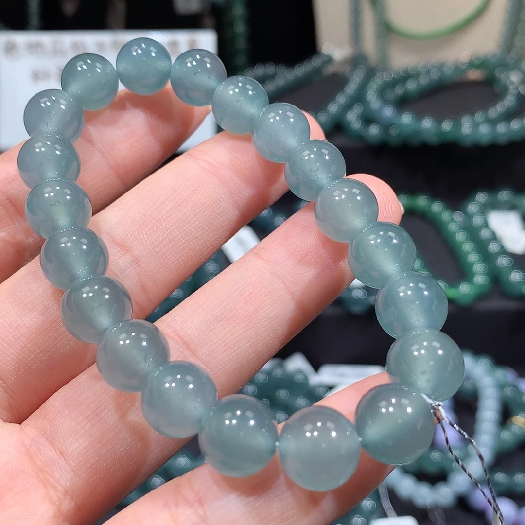 未镶嵌手链翡翠玉*天然a货翡翠手串