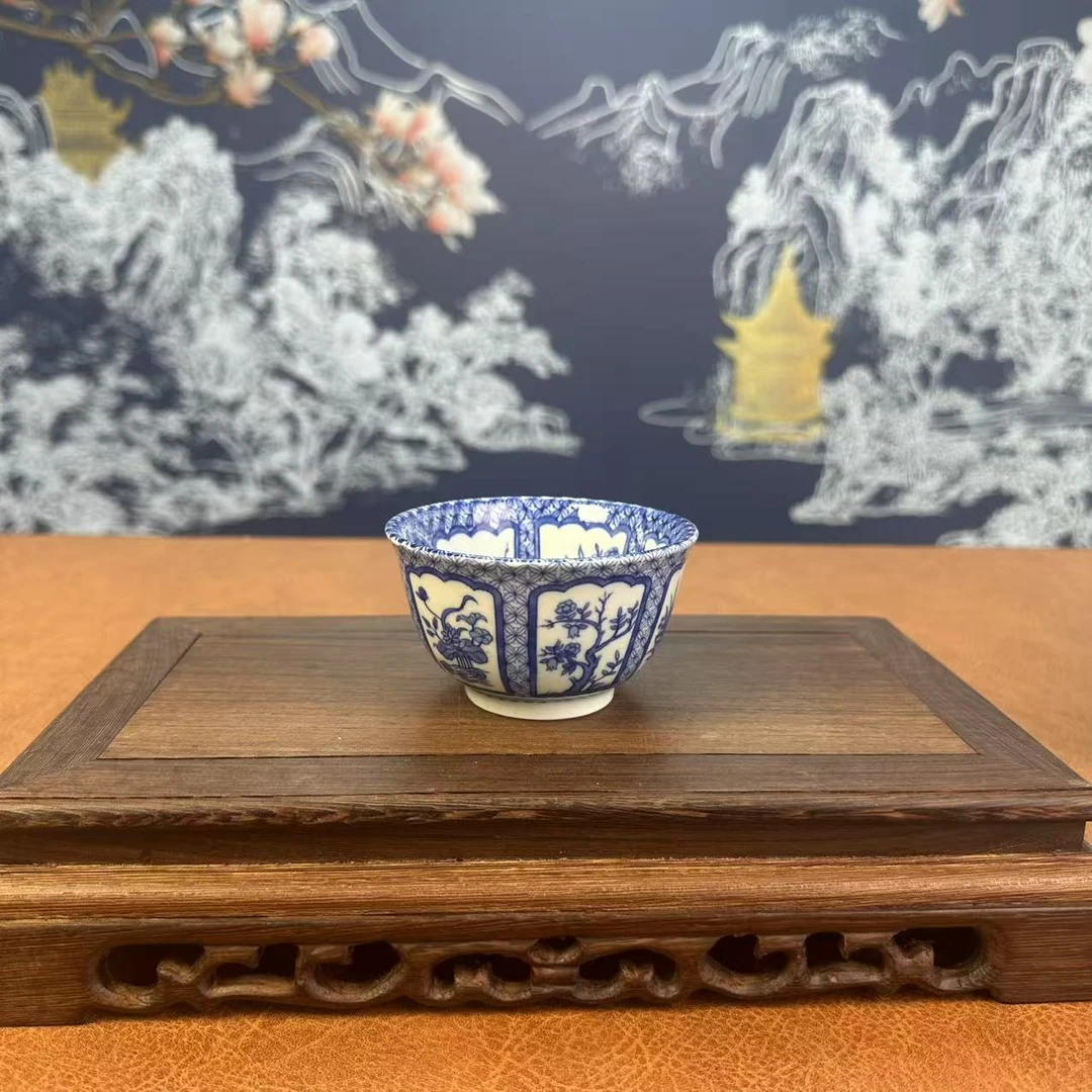 单杯-青花十二花神222