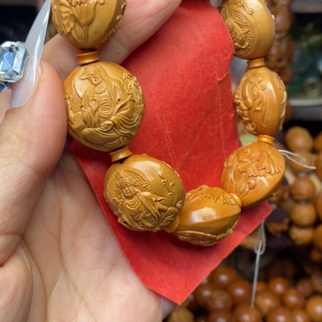 手串/手链橄榄核莲花观音特价2.4