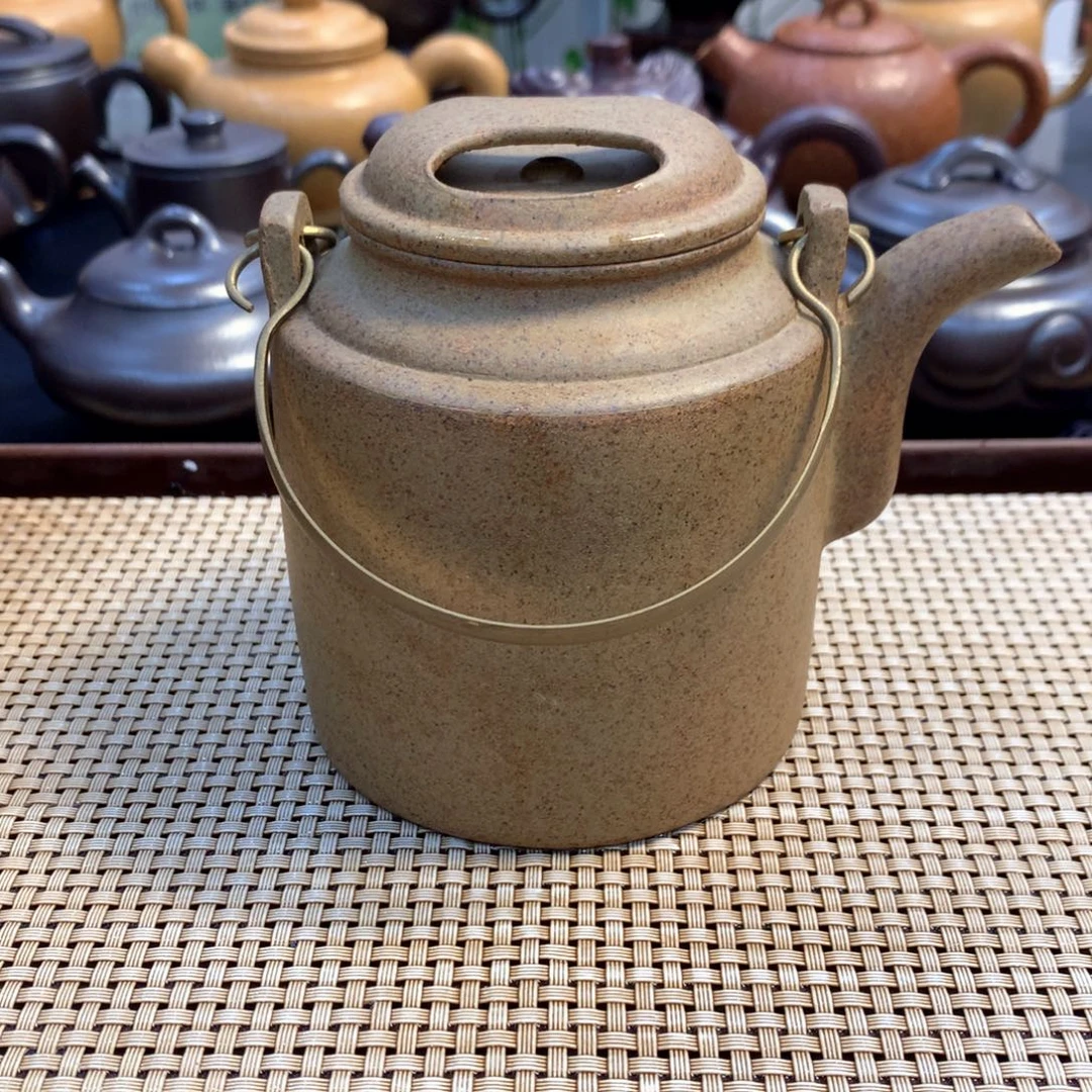 茶壶紫砂宜兴原矿段泥400cc