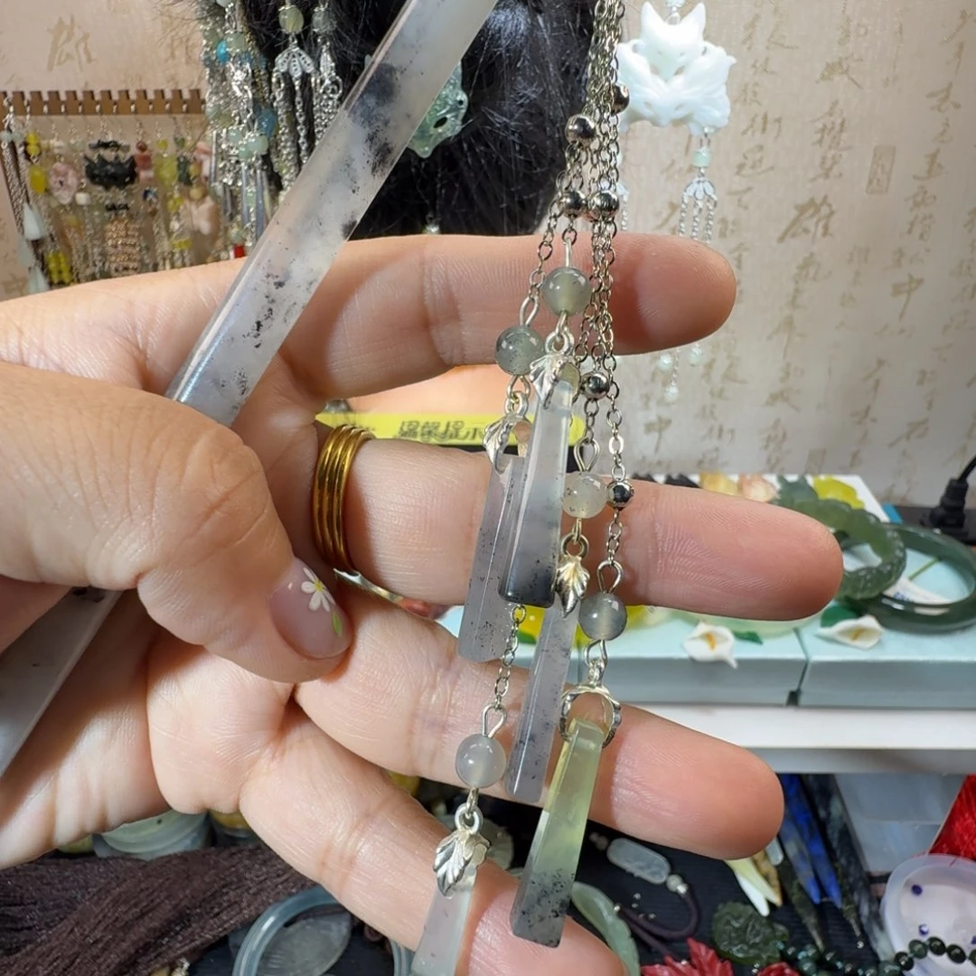 岫玉未镶嵌发簪福利款