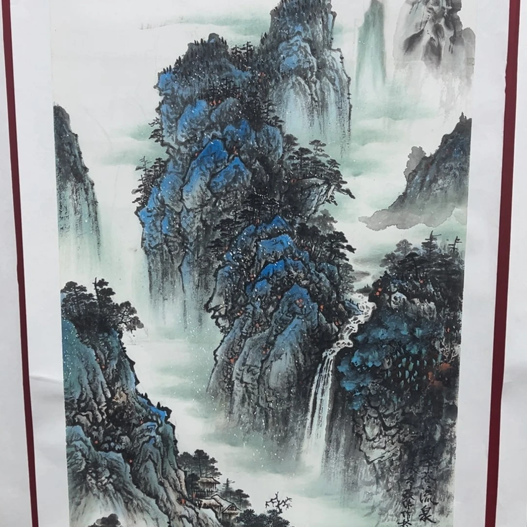 国画绘画作品多次