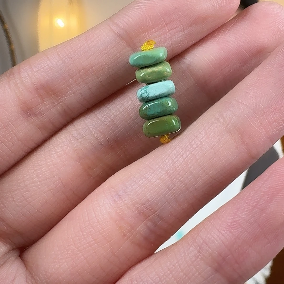 绿松石未镶嵌挂件