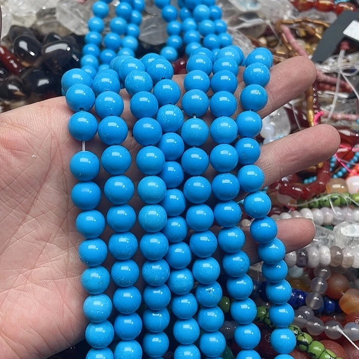 玛瑙/玉髓珠宝半成品未镶嵌一条10mm天然松