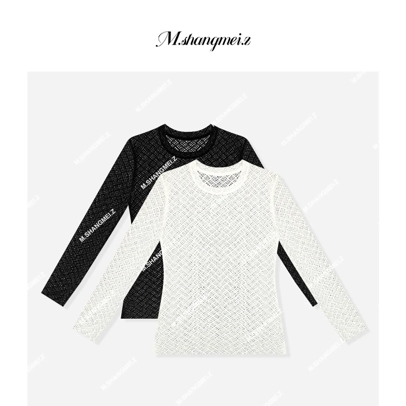 M.SHANGMEI.Z/沐熙【楚楚动人】美大哥复古妩媚不俗蕾丝上衣X032204