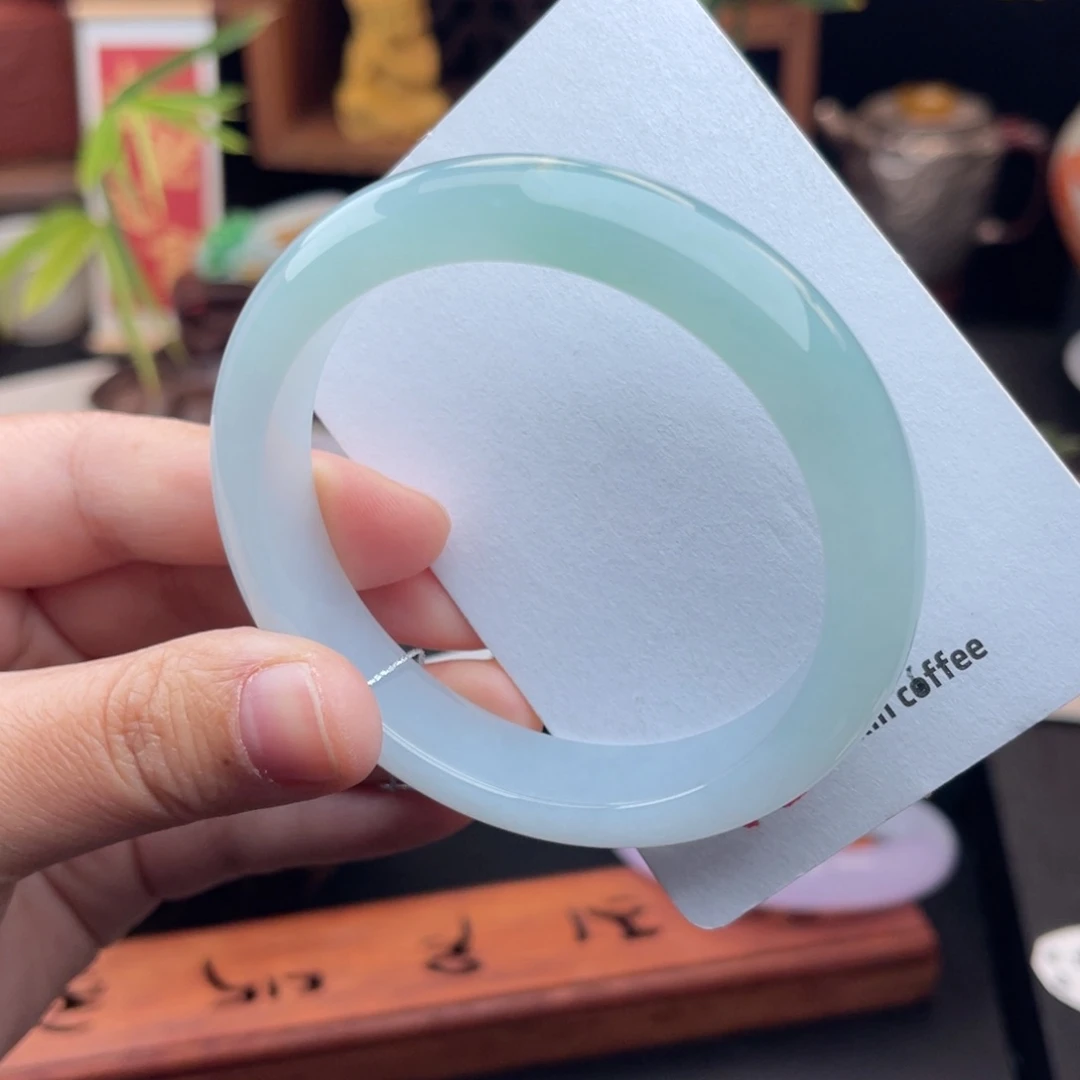 未镶嵌手镯翡翠半山水