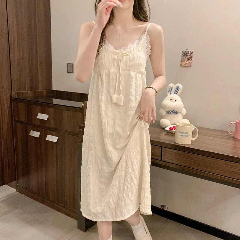 新款网红薄款睡衣家居服公主风甜美日系ins可外穿