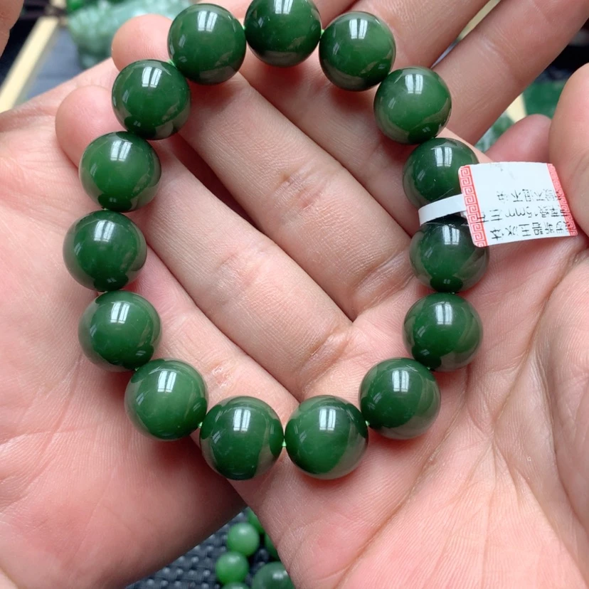【闪购商品】和田玉（碧玉）手链未镶嵌沃*