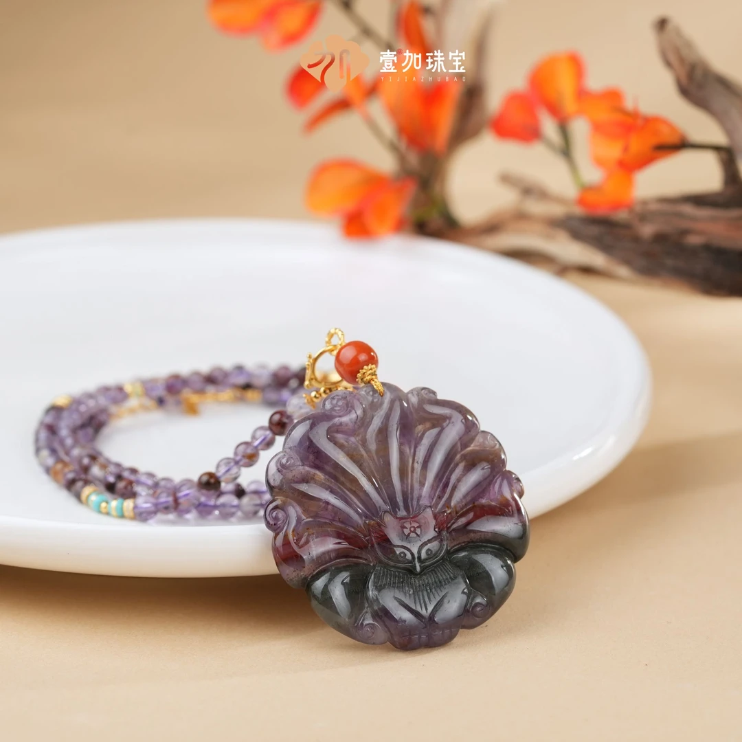 壹加师姐|手工设计极光凤九项链多样性发一6566F