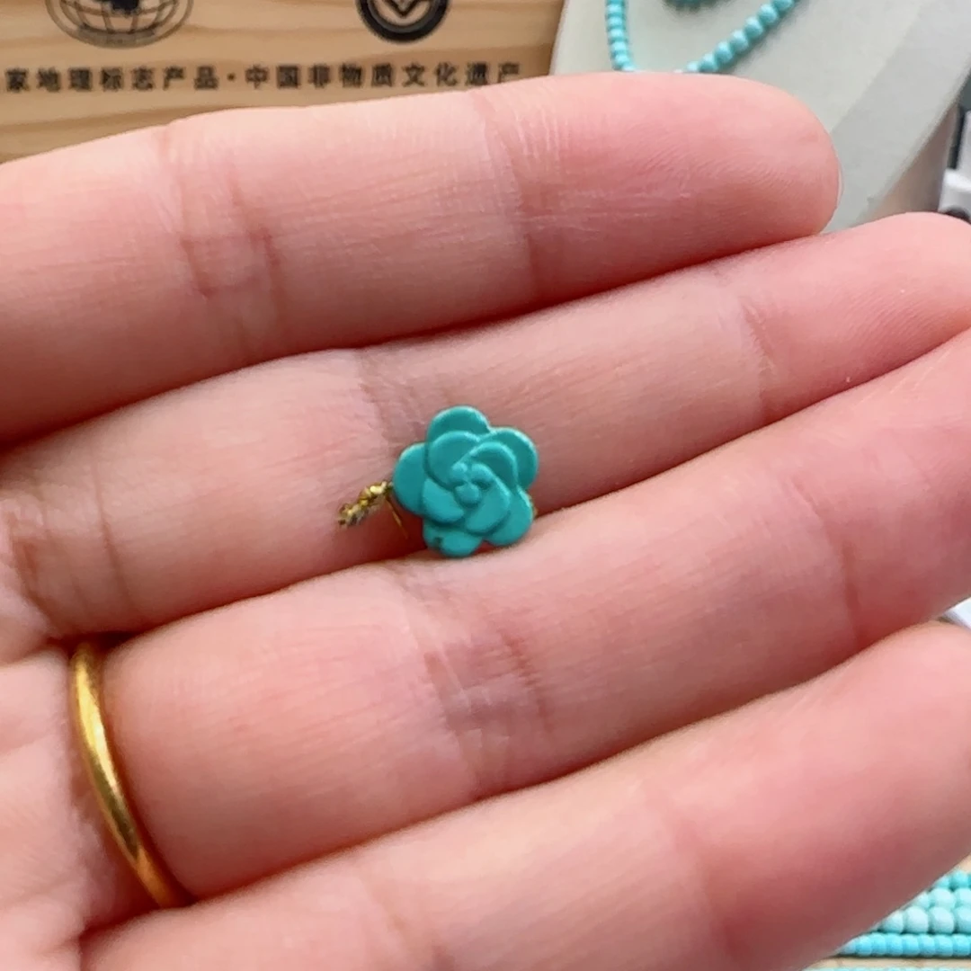 绿松石未镶嵌9山茶花z