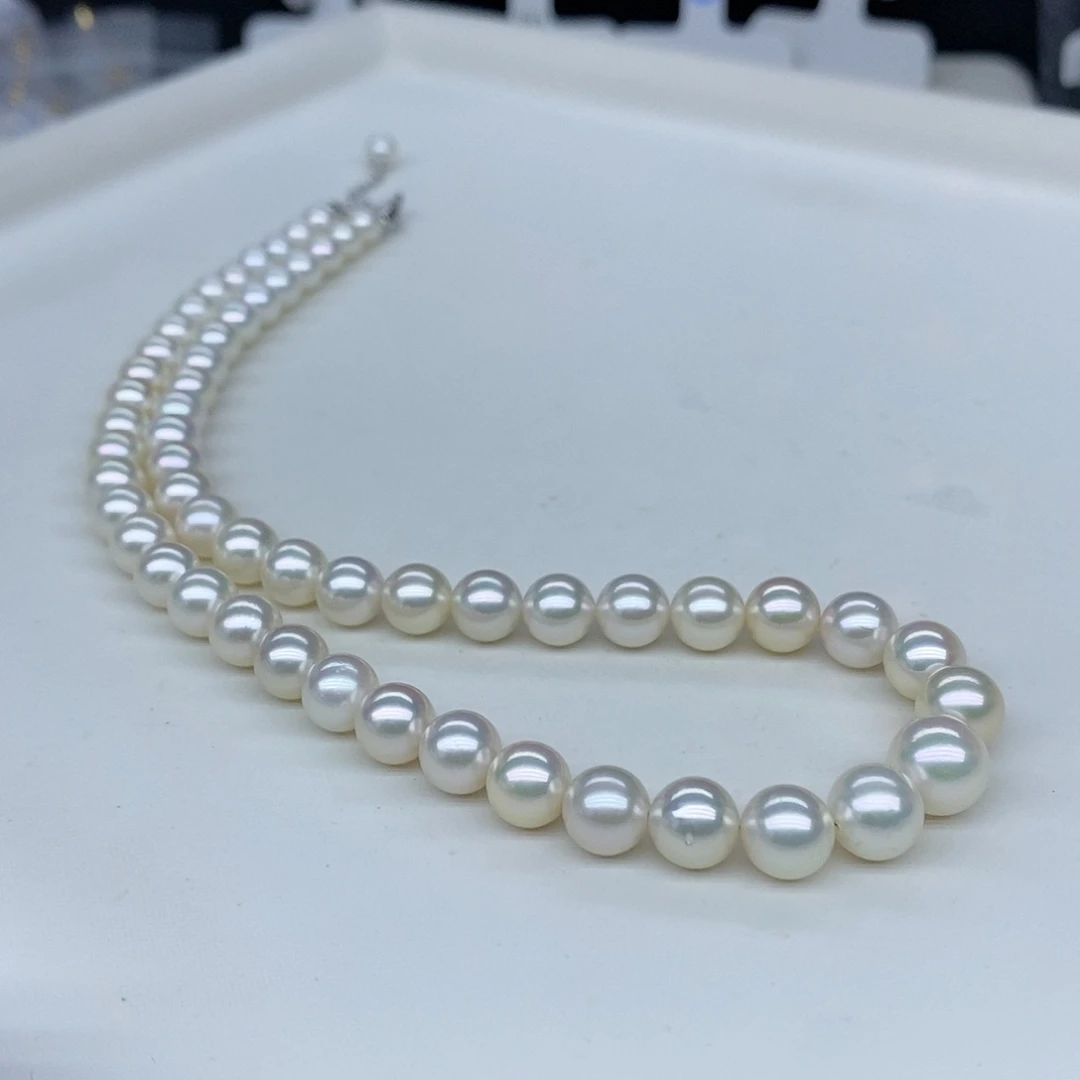 海水珍珠银S925镶嵌颈饰