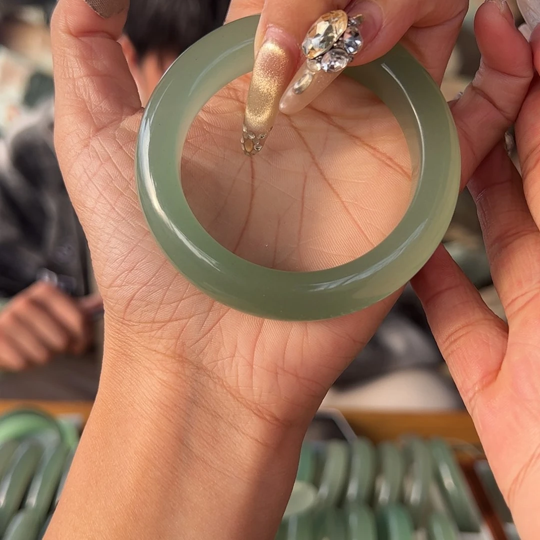 绿东陵冰晴水手镯