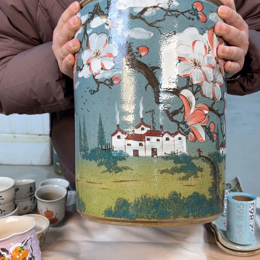 景德镇陶瓷手工杯姜***?