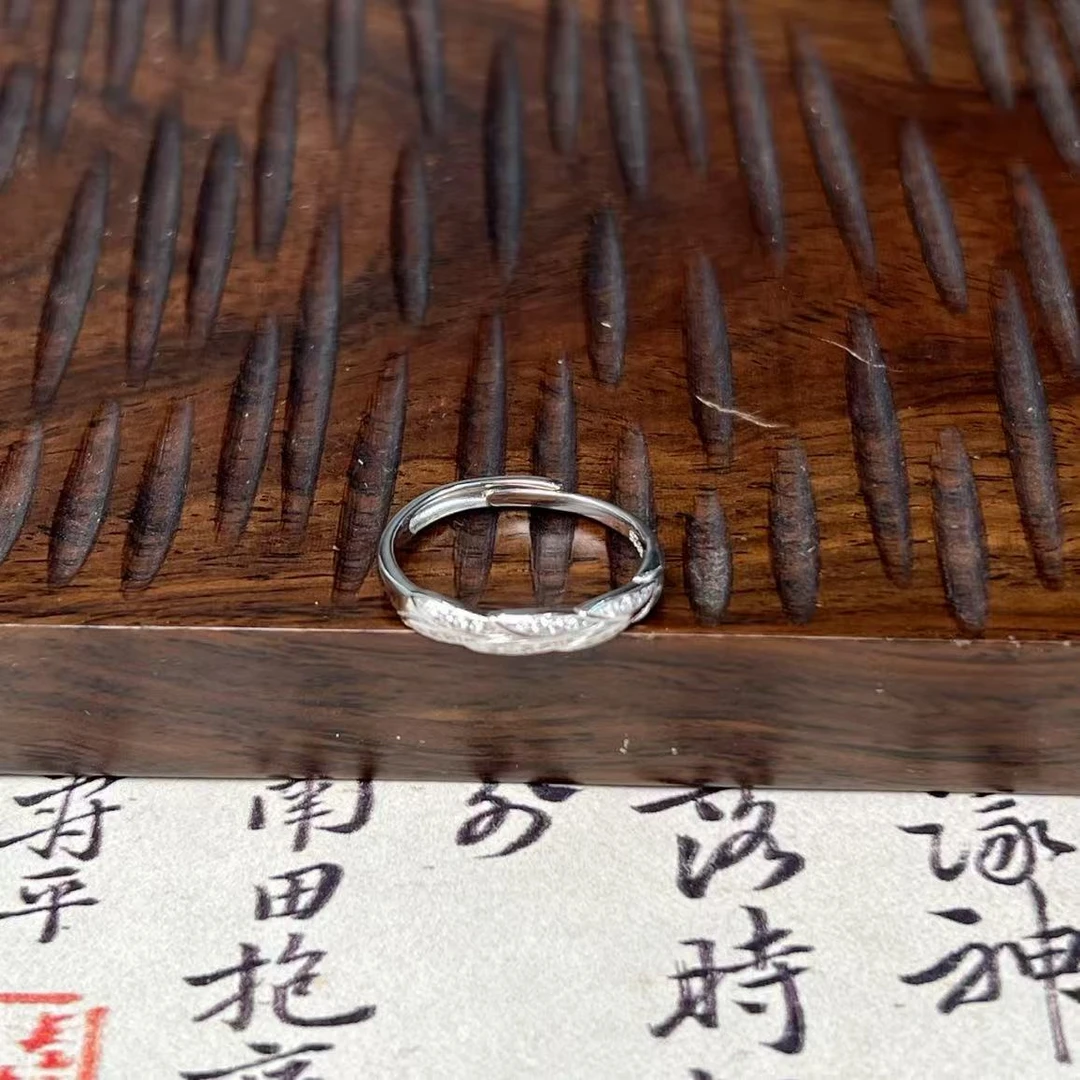 925银戒指 【北野珠宝】s925银麦穗戒指-B08H-57