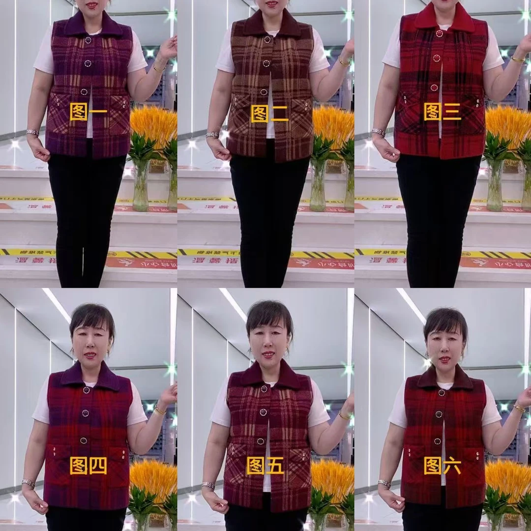 新款双面绒马甲宽松休闲版面料柔软穿着舒适带弹力