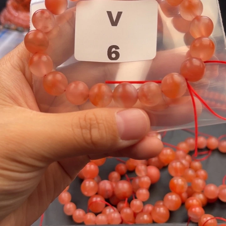 南红玛瑙未镶嵌多样性发货默认微瑕称重10mm