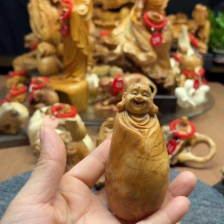 非洲檀香无事牌崖柏纯手工制作