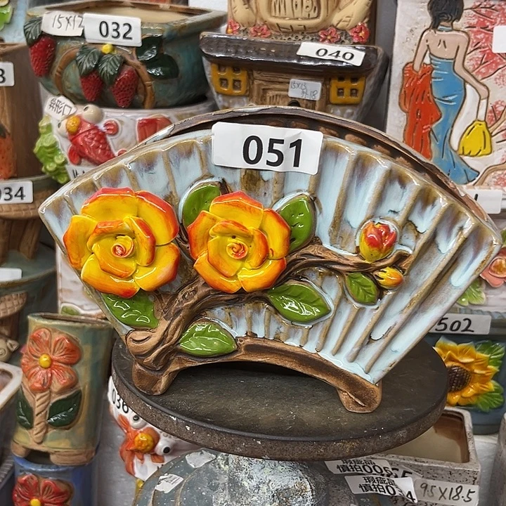 粗陶材质多肉花盆