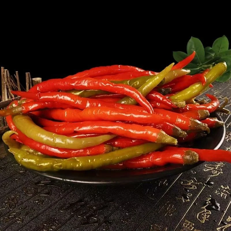 自然腌制酸辣椒泡菜即食下饭小菜