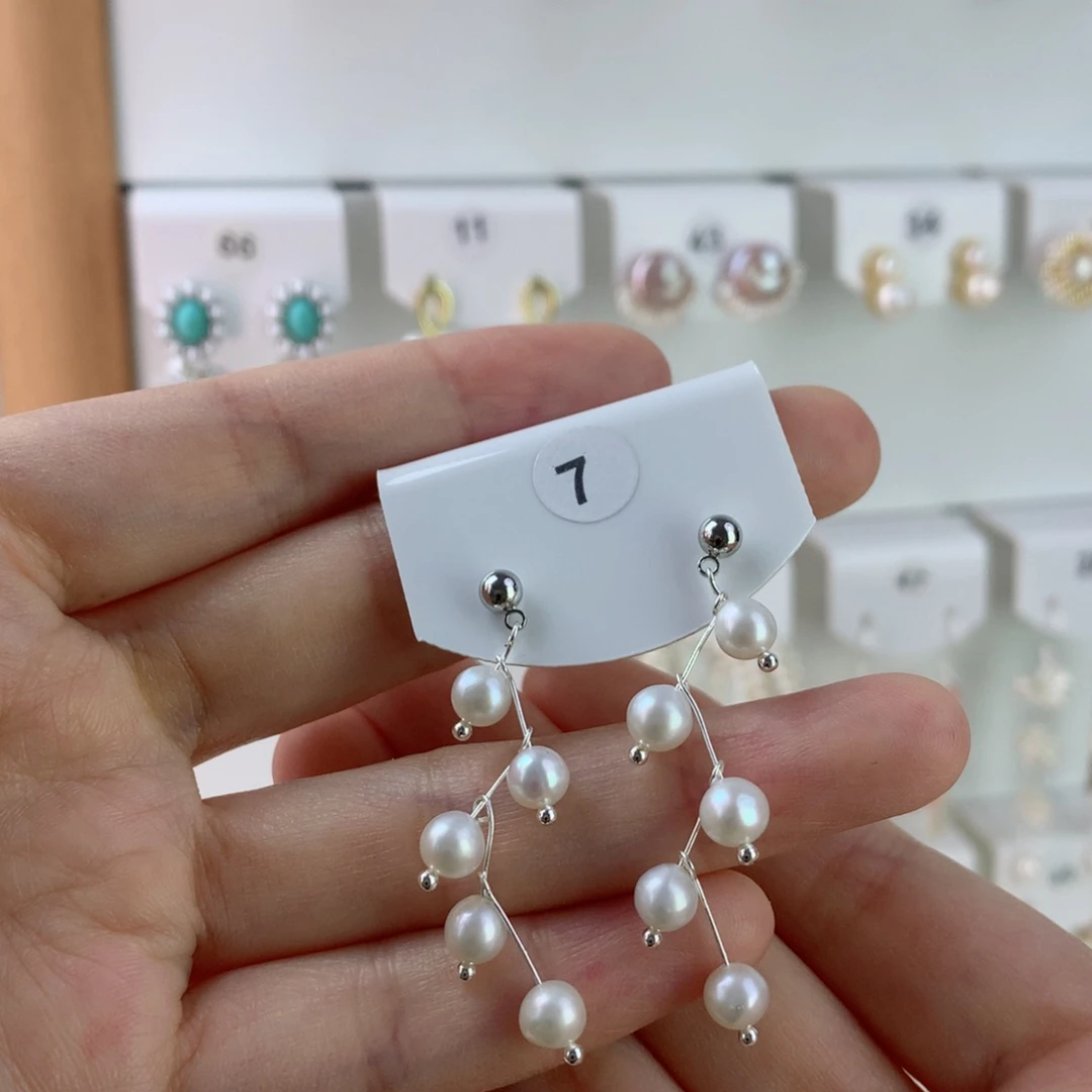 未镶嵌耳饰淡水珍珠
