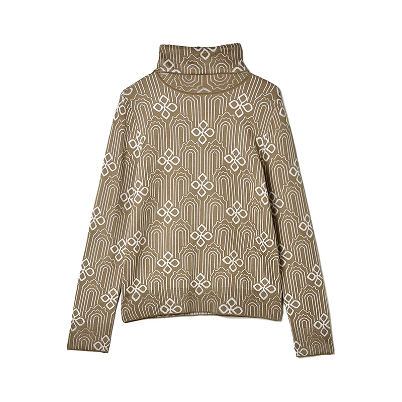 GJ0E0002套头长袖打底上衣高弹修身针织衫女53GJ0E0002