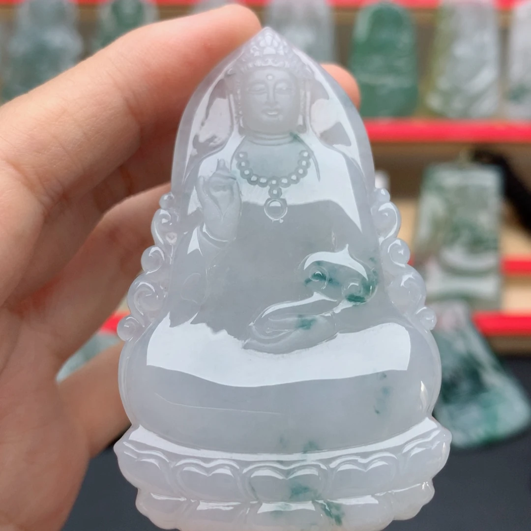 颈饰未镶嵌翡翠素衣