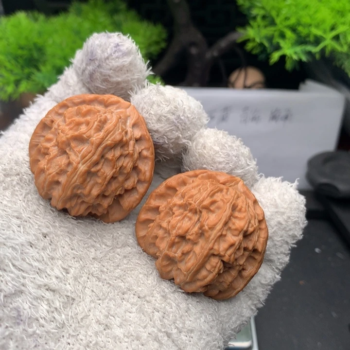 吊坠文玩核桃39白狮子