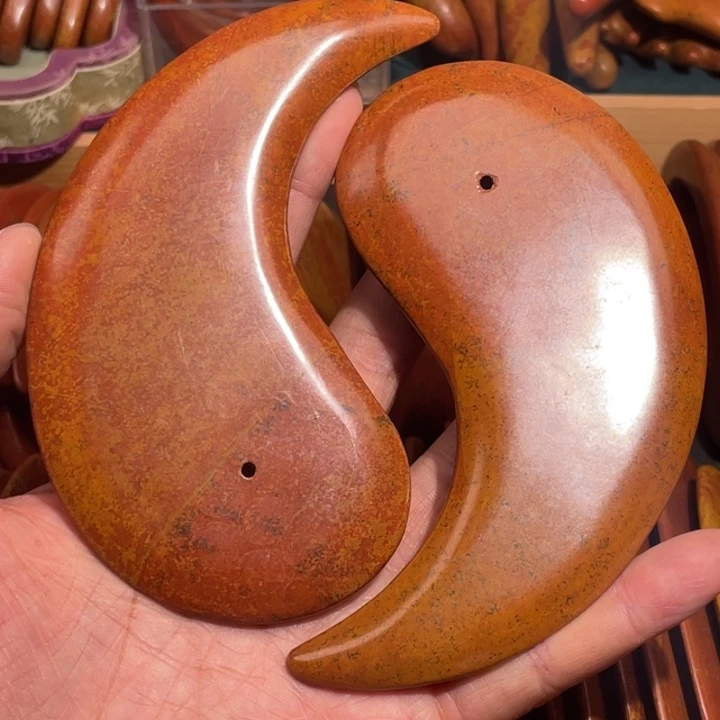 红砭石精品款大号太极刮痧板