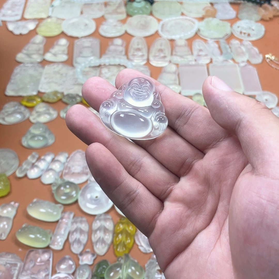 卫***少未镶嵌蛇纹石玉开孔不退不换
