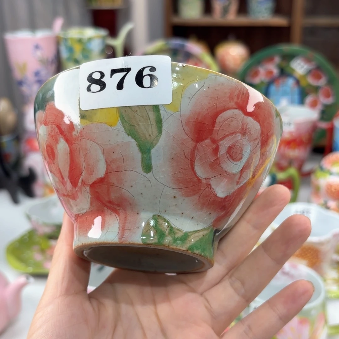 景德镇手绘高温釉下彩陶瓷茶具
