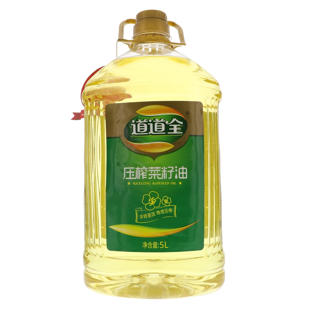 道道全压榨菜籽油5L