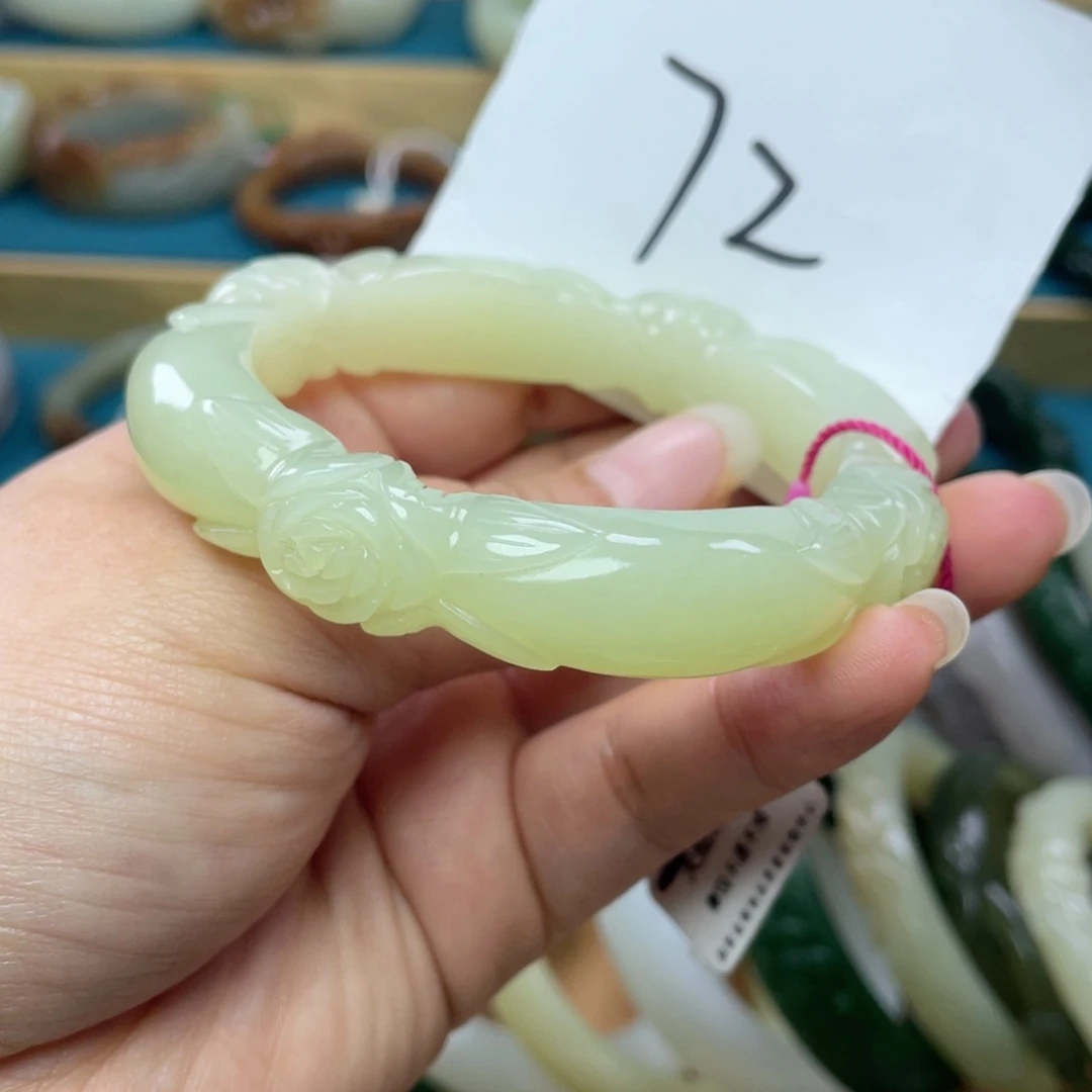 未镶嵌手镯和田玉圈口58