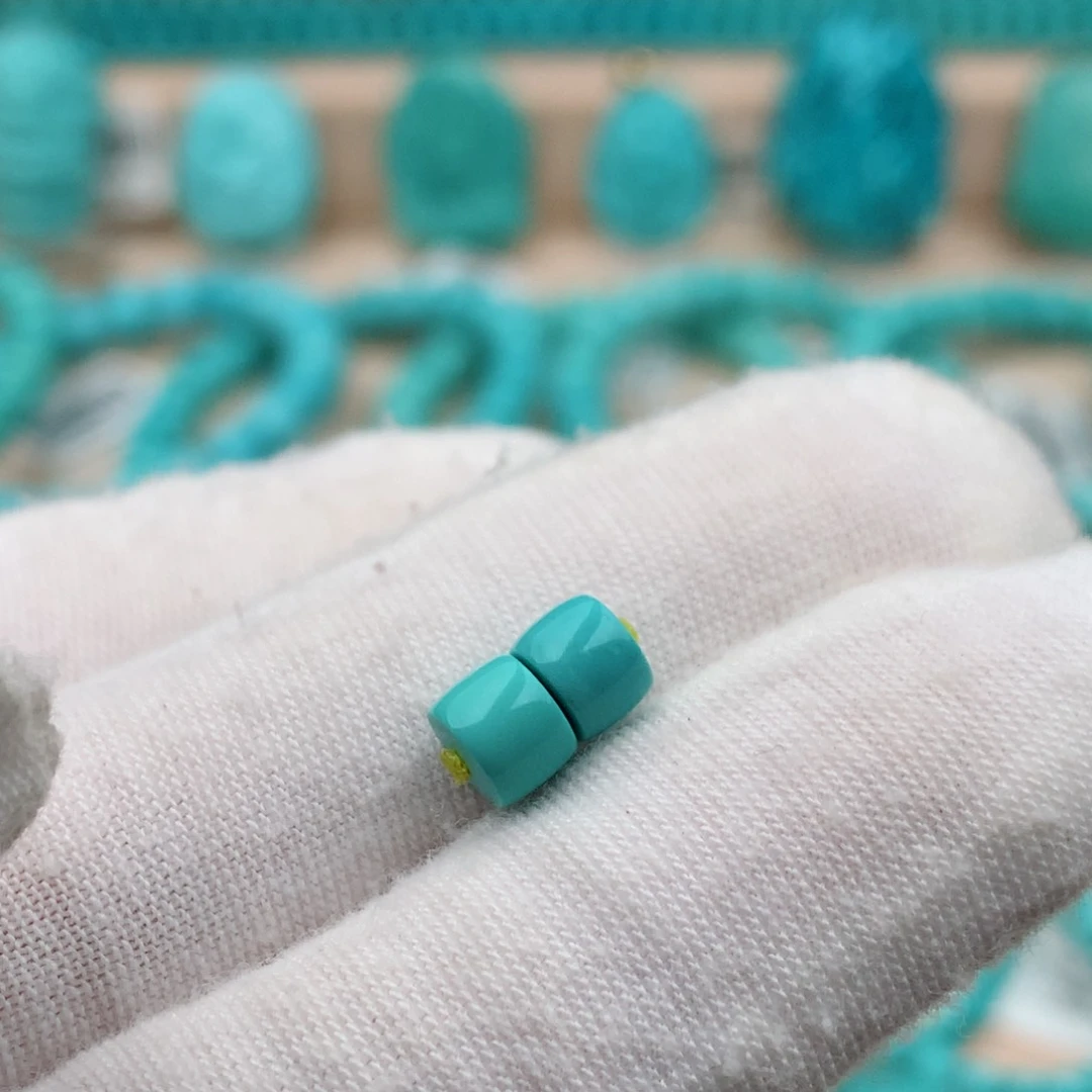 未镶嵌绿松石珠宝奇石5.5mm