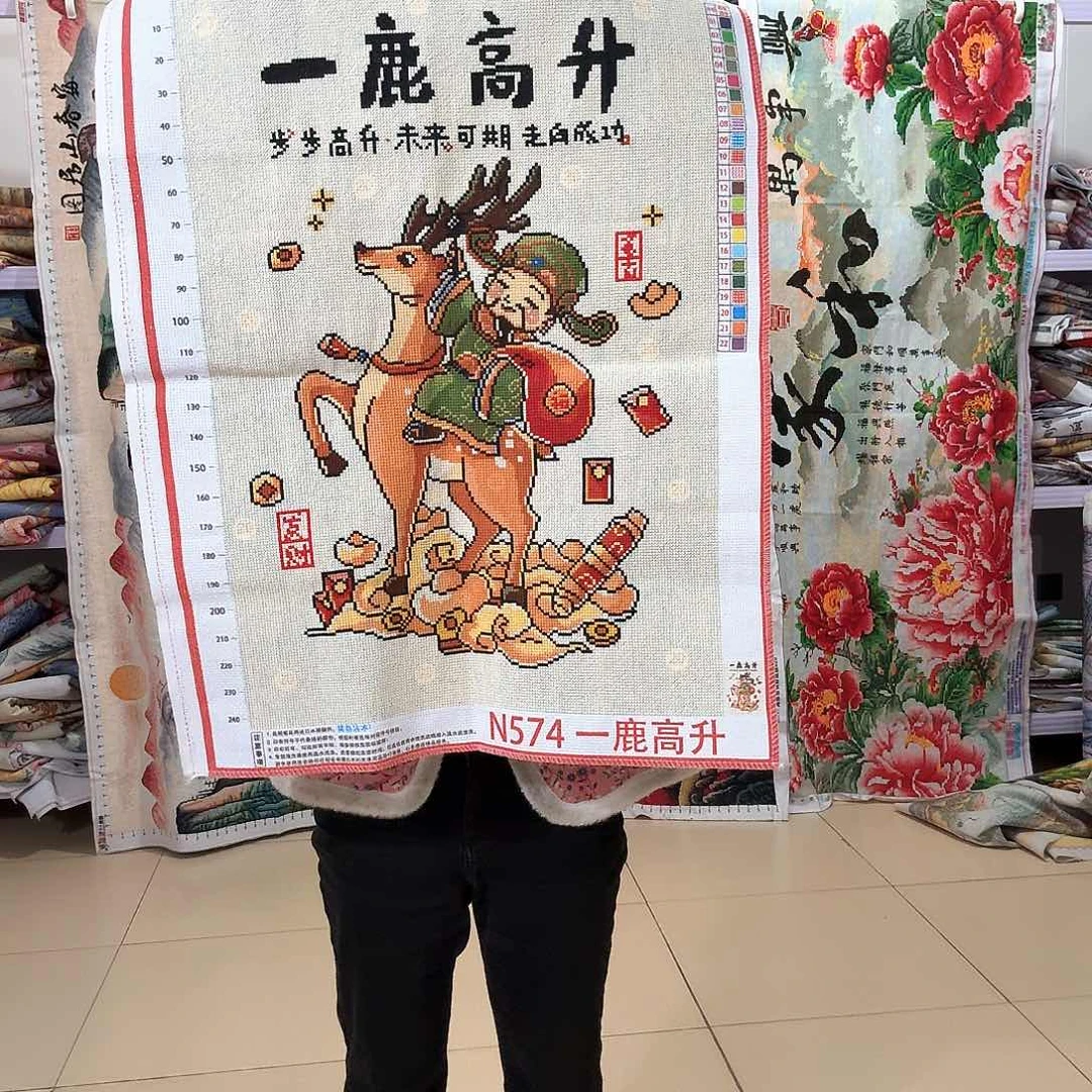 棉十字绣成品出售