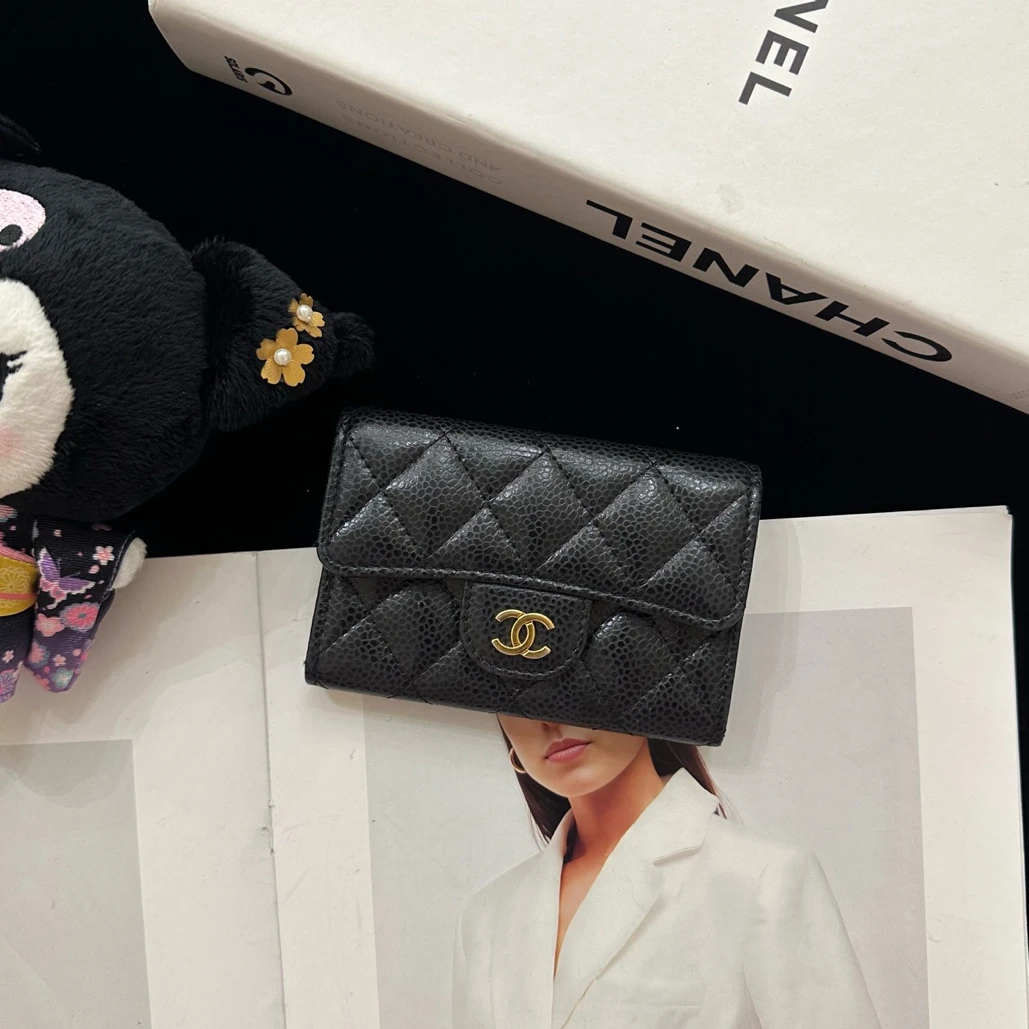 95新 Chanel/香奈儿 Chanel/香奈儿 CF黑金卡包