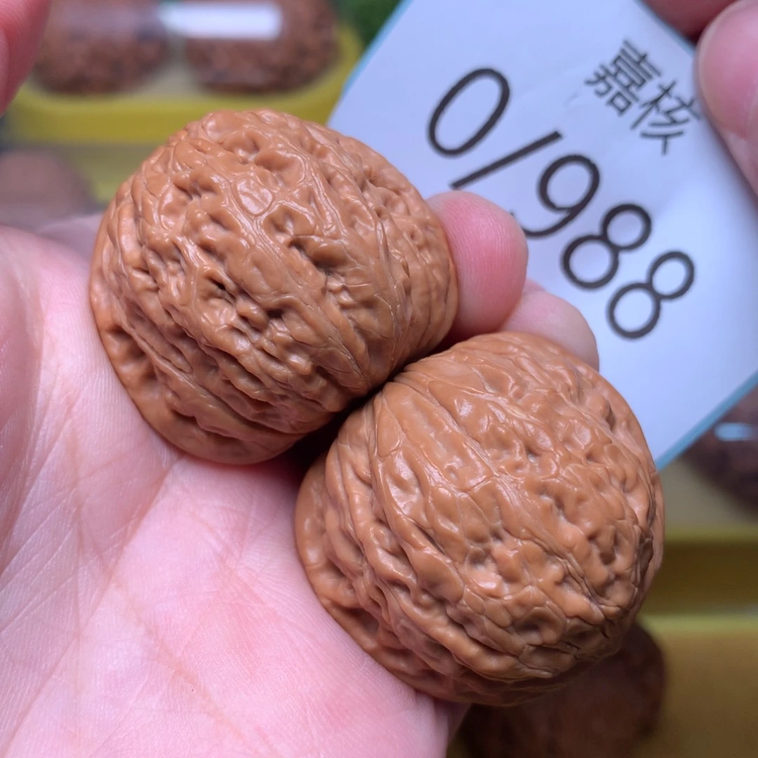 文玩核桃把件肉球铁锤35